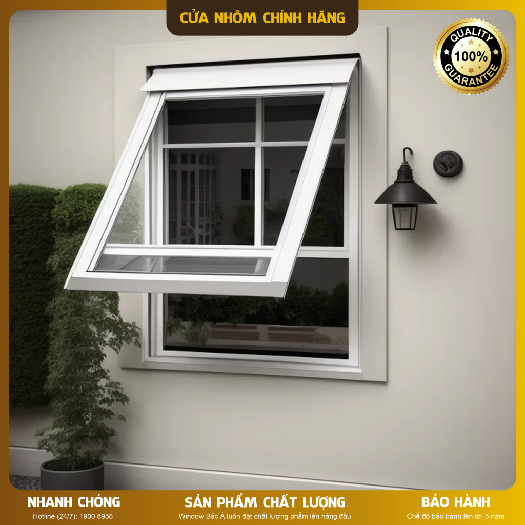 Cửa sổ mở hất hệ 55 xingfa