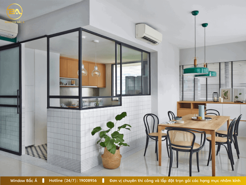 Phòng Bếp - Thoáng khí và dễ vệ sinh Phòng Bếp - Thoáng khí và dễ vệ sinh
