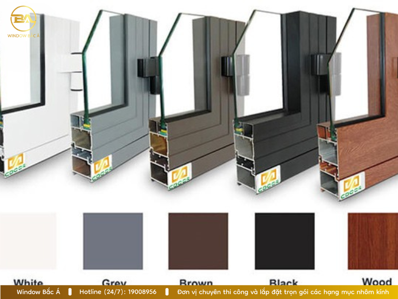 chọn màu sắc cửa nhôm phù hợp chọn màu sắc cửa nhôm phù hợp