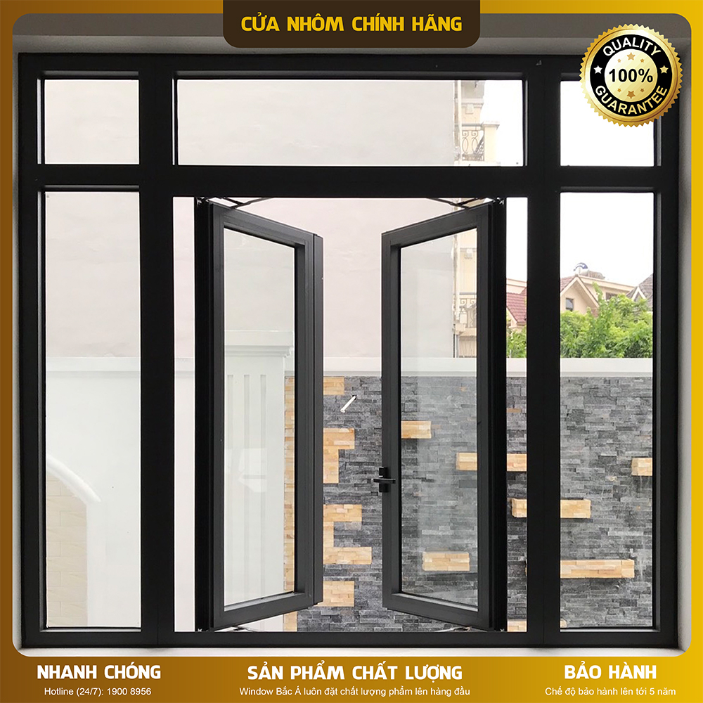 Cửa sổ 2 cánh mở quay Xingfa Cửa sổ 2 cánh mở quay Xingfa