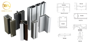 Cửa nhôm hệ 50 – Giải pháp kinh tế, thẩm mỹ cho mọi công trình 1 cửa hệ 50