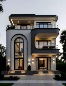 cửa nhôm kính hiện đại 