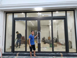 Cửa trượt quay 4 cánh